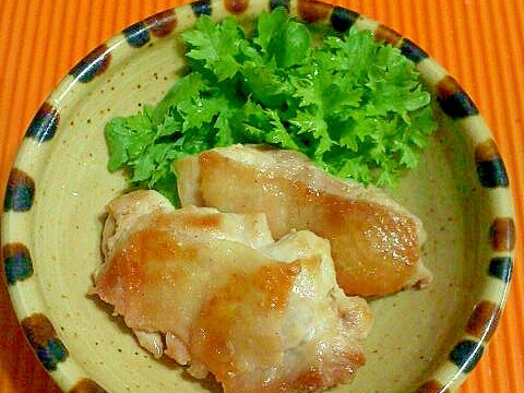 浅漬けの素で鶏ももステーキ♪